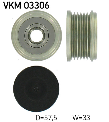 Sistem roata libera, generator VKM 03306 SKF